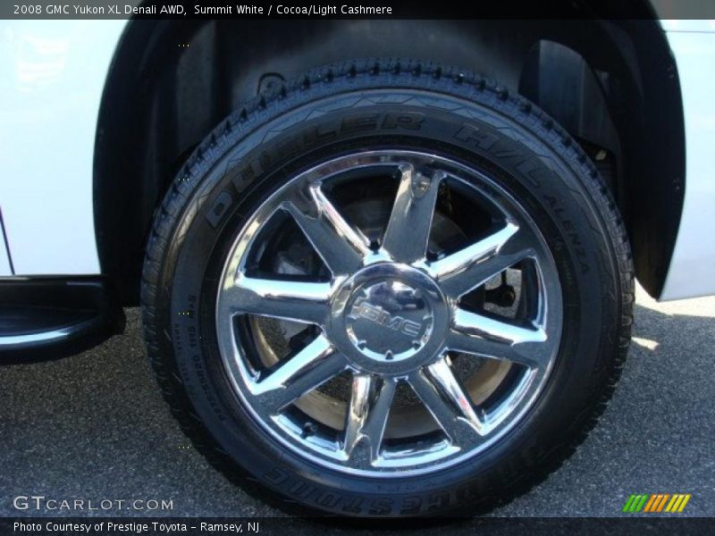 Summit White / Cocoa/Light Cashmere 2008 GMC Yukon XL Denali AWD