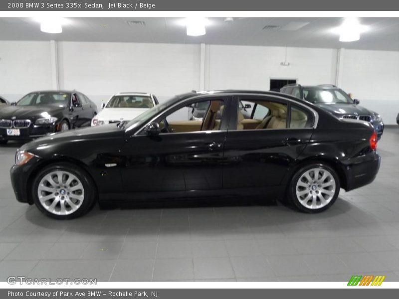 Jet Black / Beige 2008 BMW 3 Series 335xi Sedan