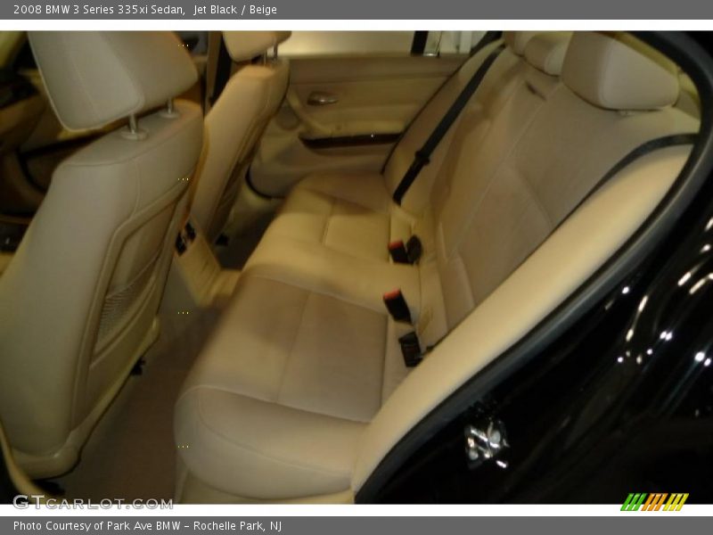 Jet Black / Beige 2008 BMW 3 Series 335xi Sedan