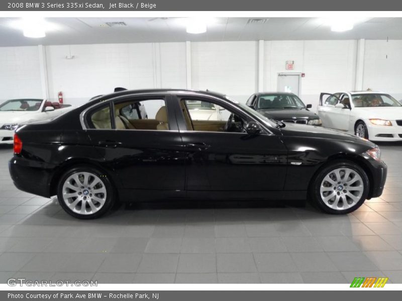 Jet Black / Beige 2008 BMW 3 Series 335xi Sedan