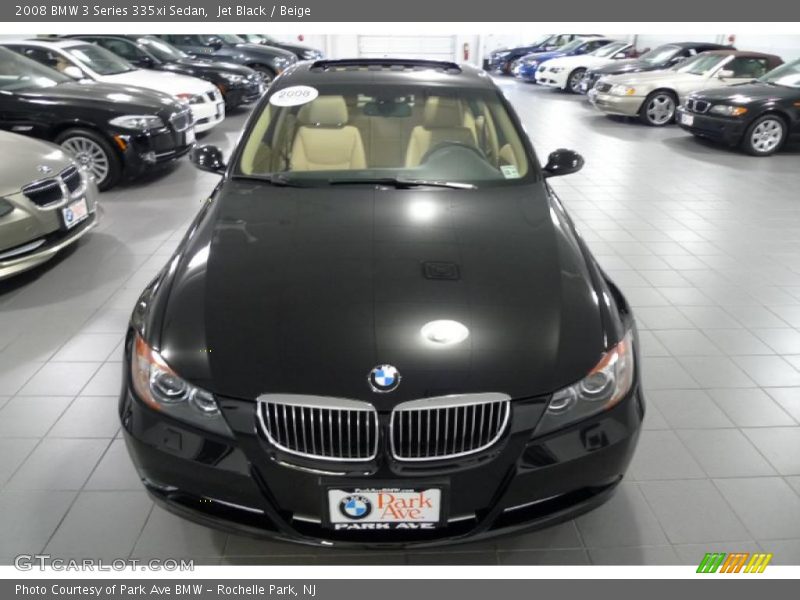 Jet Black / Beige 2008 BMW 3 Series 335xi Sedan