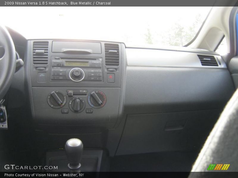 Blue Metallic / Charcoal 2009 Nissan Versa 1.8 S Hatchback