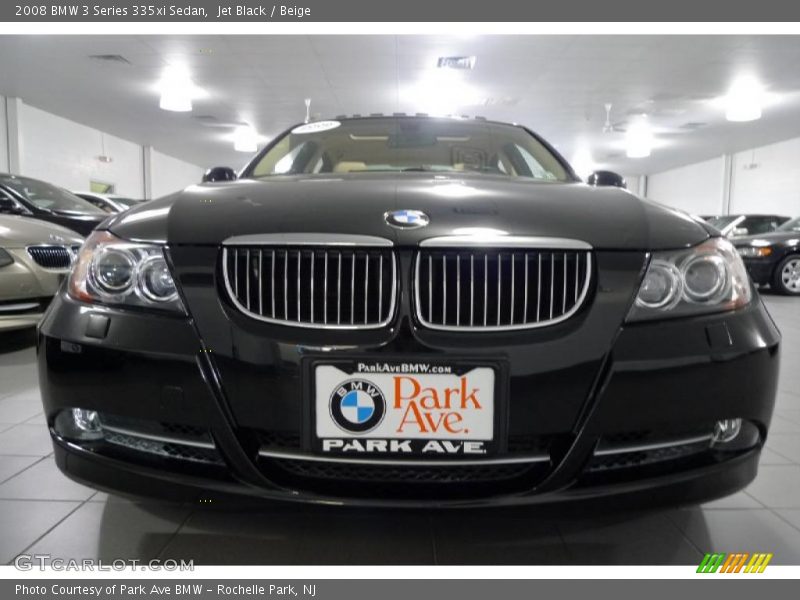 Jet Black / Beige 2008 BMW 3 Series 335xi Sedan