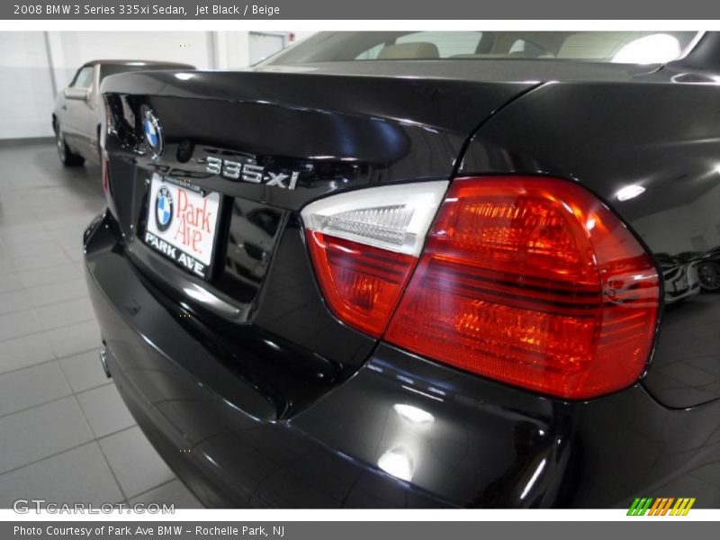 Jet Black / Beige 2008 BMW 3 Series 335xi Sedan
