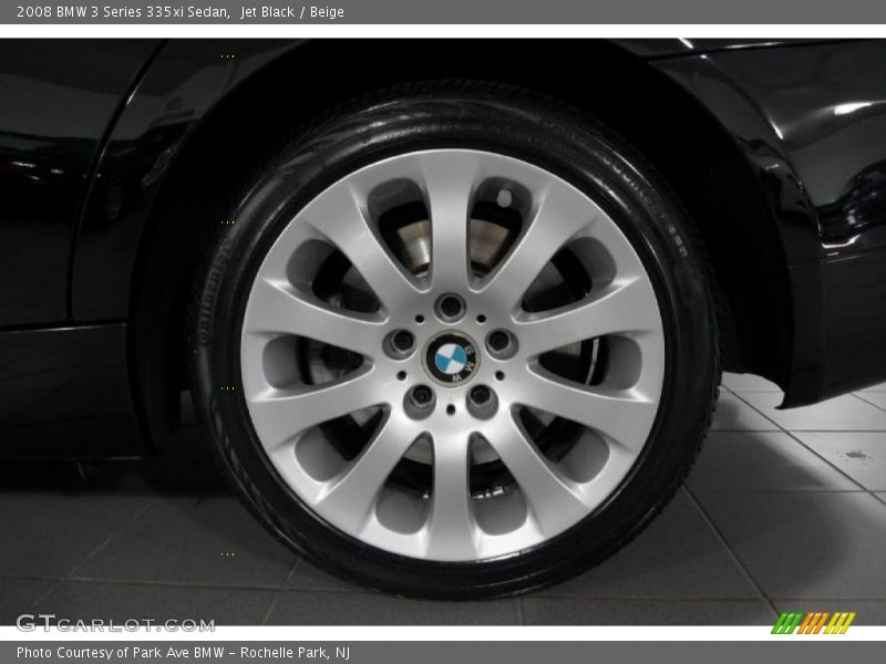 Jet Black / Beige 2008 BMW 3 Series 335xi Sedan