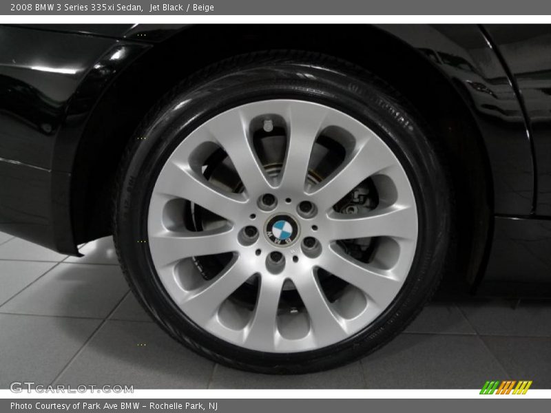 Jet Black / Beige 2008 BMW 3 Series 335xi Sedan