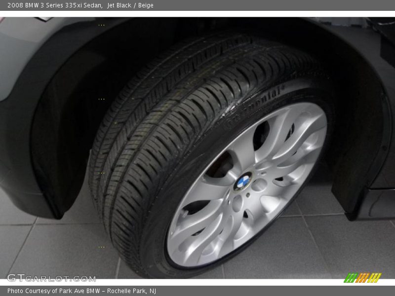 Jet Black / Beige 2008 BMW 3 Series 335xi Sedan