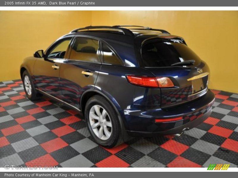 Dark Blue Pearl / Graphite 2005 Infiniti FX 35 AWD