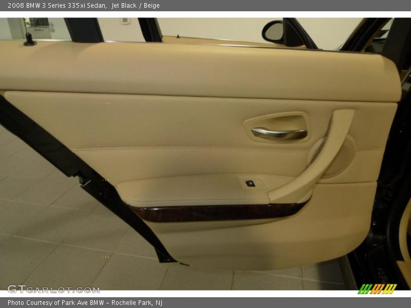 Jet Black / Beige 2008 BMW 3 Series 335xi Sedan