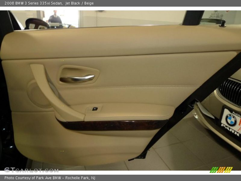 Jet Black / Beige 2008 BMW 3 Series 335xi Sedan