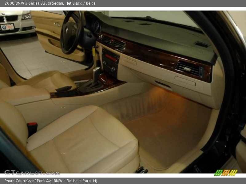 Jet Black / Beige 2008 BMW 3 Series 335xi Sedan