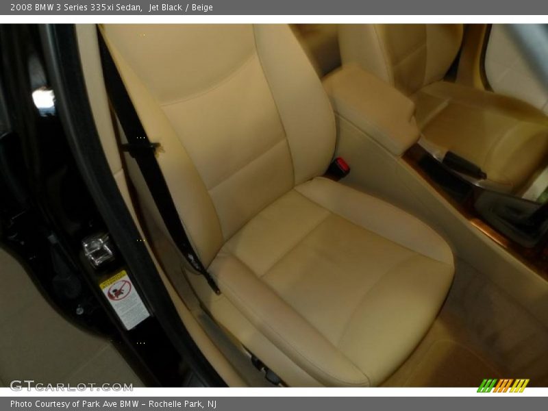 Jet Black / Beige 2008 BMW 3 Series 335xi Sedan