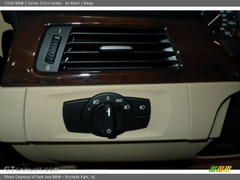 Jet Black / Beige 2008 BMW 3 Series 335xi Sedan