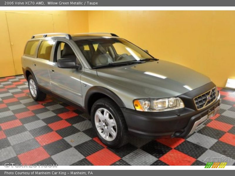Willow Green Metallic / Taupe 2006 Volvo XC70 AWD