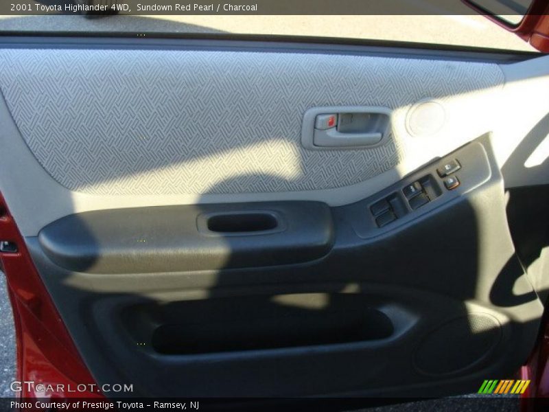 Sundown Red Pearl / Charcoal 2001 Toyota Highlander 4WD