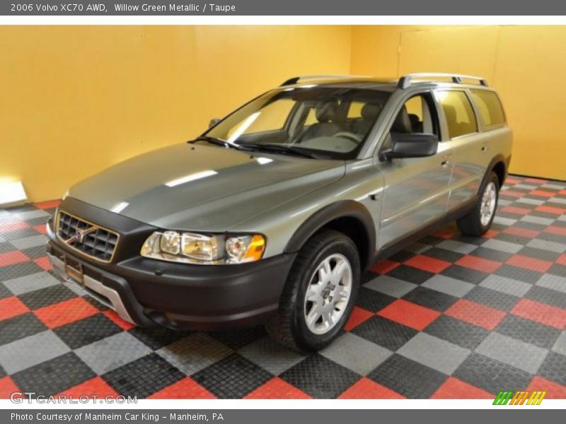 Willow Green Metallic / Taupe 2006 Volvo XC70 AWD