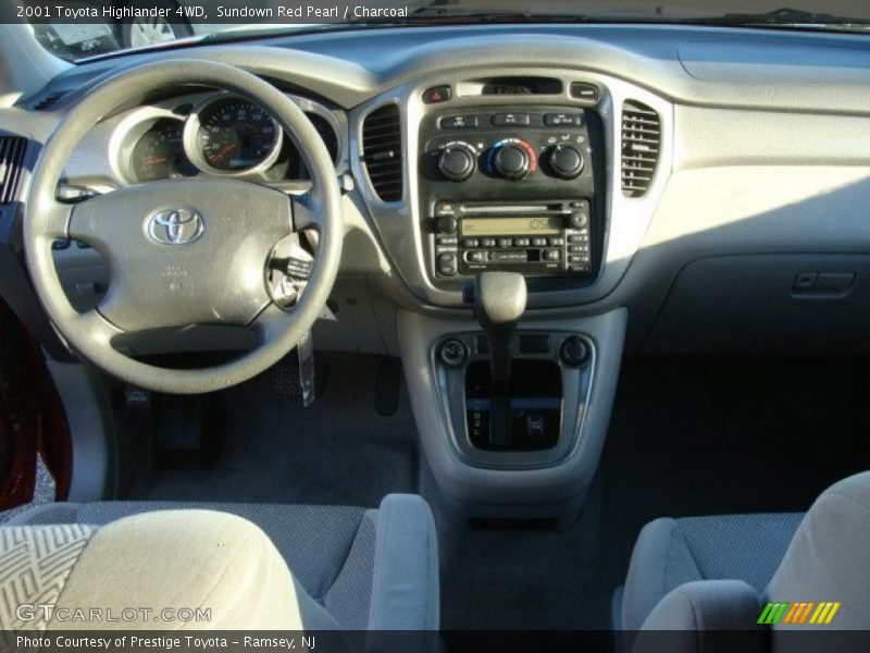 Sundown Red Pearl / Charcoal 2001 Toyota Highlander 4WD