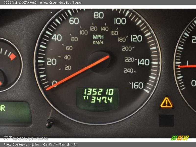 Willow Green Metallic / Taupe 2006 Volvo XC70 AWD