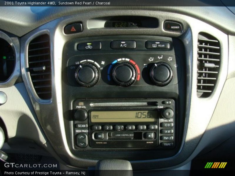 Sundown Red Pearl / Charcoal 2001 Toyota Highlander 4WD