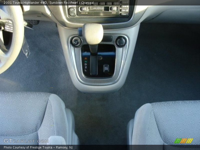 Sundown Red Pearl / Charcoal 2001 Toyota Highlander 4WD