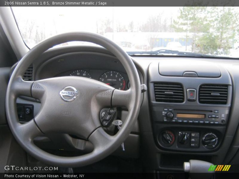 Bronze Shimmer Metallic / Sage 2006 Nissan Sentra 1.8 S