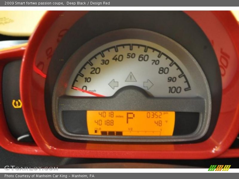  2009 fortwo passion coupe passion coupe Gauges