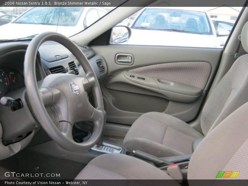 Bronze Shimmer Metallic / Sage 2006 Nissan Sentra 1.8 S
