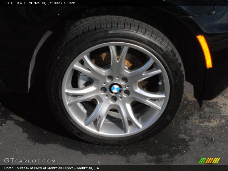 Jet Black / Black 2010 BMW X3 xDrive30i