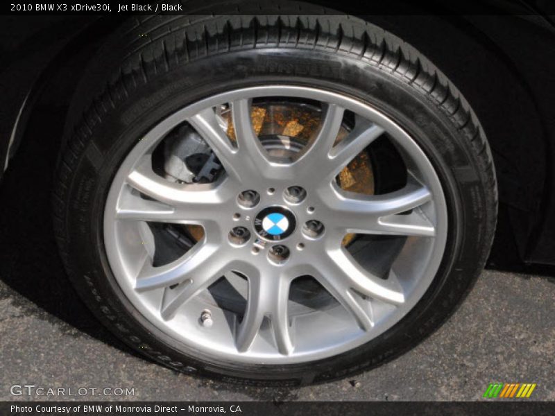 Jet Black / Black 2010 BMW X3 xDrive30i