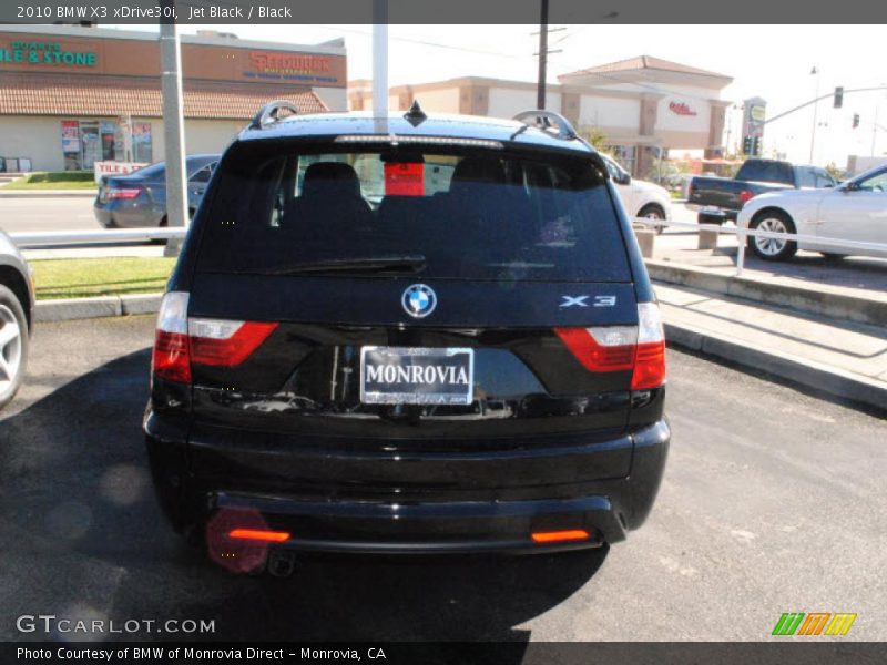 Jet Black / Black 2010 BMW X3 xDrive30i