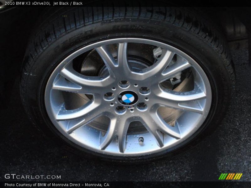 Jet Black / Black 2010 BMW X3 xDrive30i