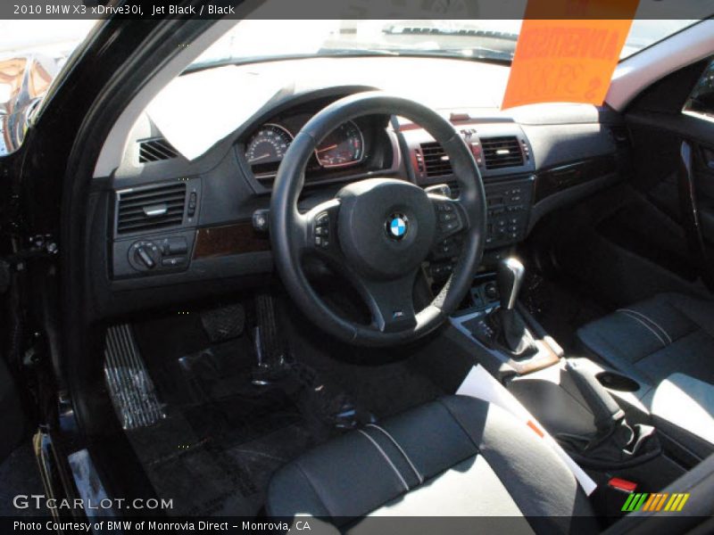 Jet Black / Black 2010 BMW X3 xDrive30i