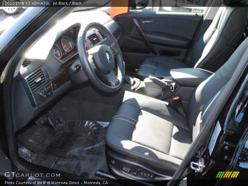 Jet Black / Black 2010 BMW X3 xDrive30i