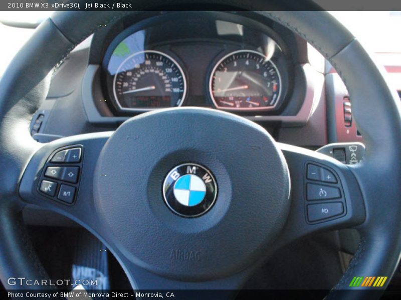 Jet Black / Black 2010 BMW X3 xDrive30i