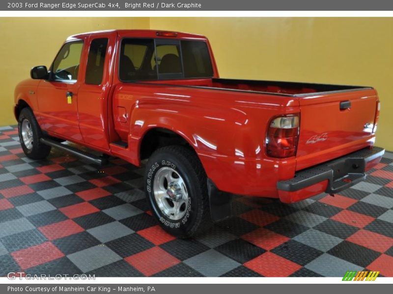 Bright Red / Dark Graphite 2003 Ford Ranger Edge SuperCab 4x4