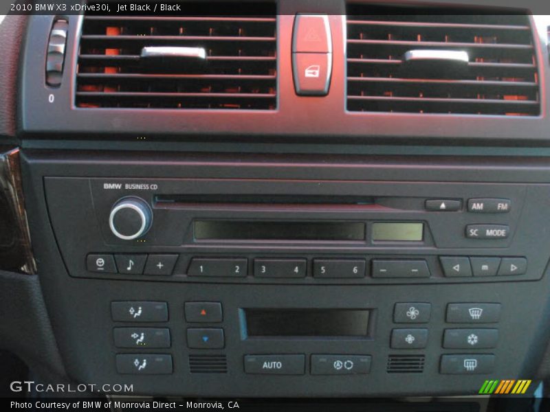 Jet Black / Black 2010 BMW X3 xDrive30i
