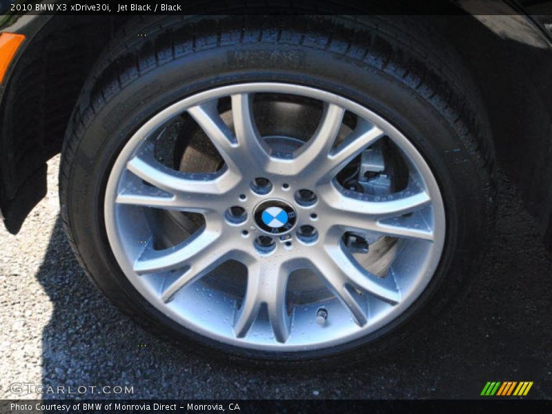 Jet Black / Black 2010 BMW X3 xDrive30i