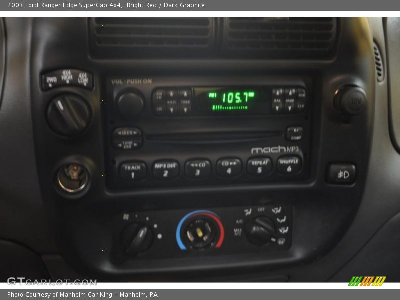 Bright Red / Dark Graphite 2003 Ford Ranger Edge SuperCab 4x4