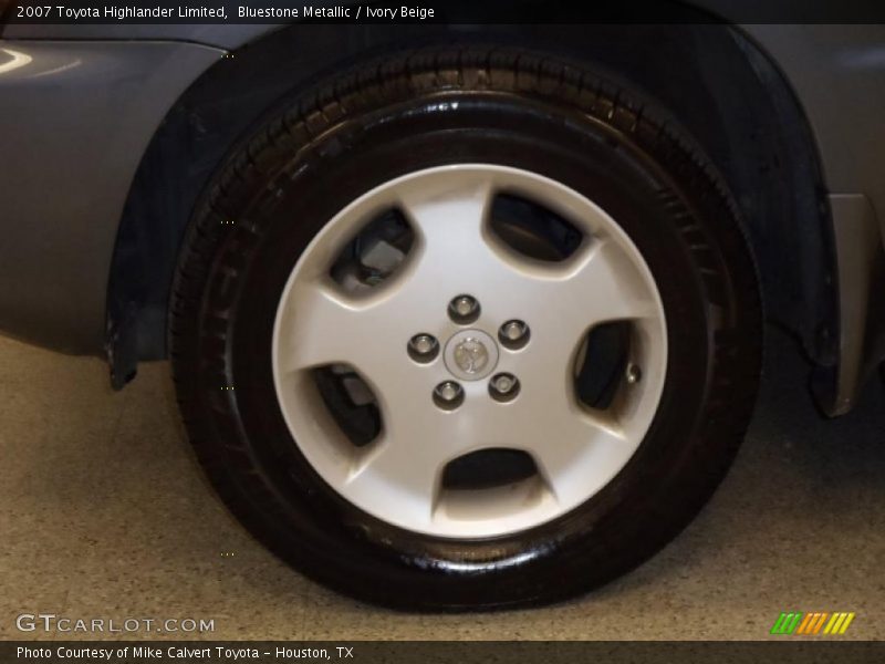 Bluestone Metallic / Ivory Beige 2007 Toyota Highlander Limited