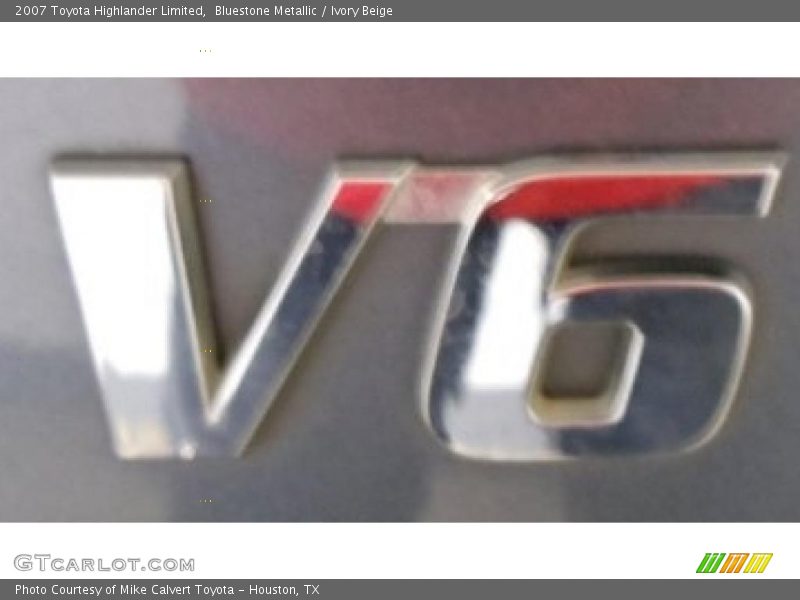Bluestone Metallic / Ivory Beige 2007 Toyota Highlander Limited
