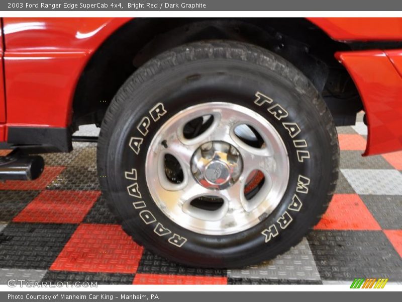 Bright Red / Dark Graphite 2003 Ford Ranger Edge SuperCab 4x4