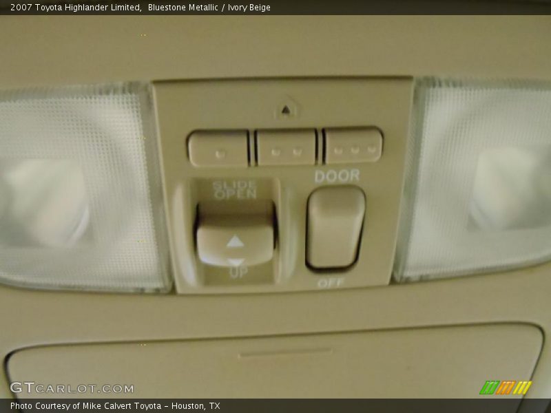 Bluestone Metallic / Ivory Beige 2007 Toyota Highlander Limited