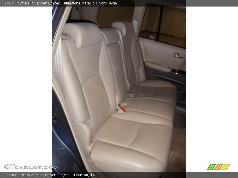 Bluestone Metallic / Ivory Beige 2007 Toyota Highlander Limited