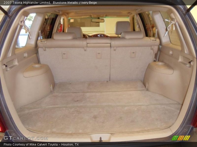 Bluestone Metallic / Ivory Beige 2007 Toyota Highlander Limited
