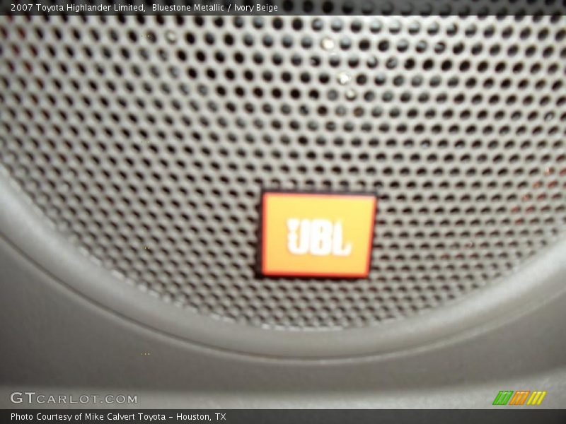 Bluestone Metallic / Ivory Beige 2007 Toyota Highlander Limited
