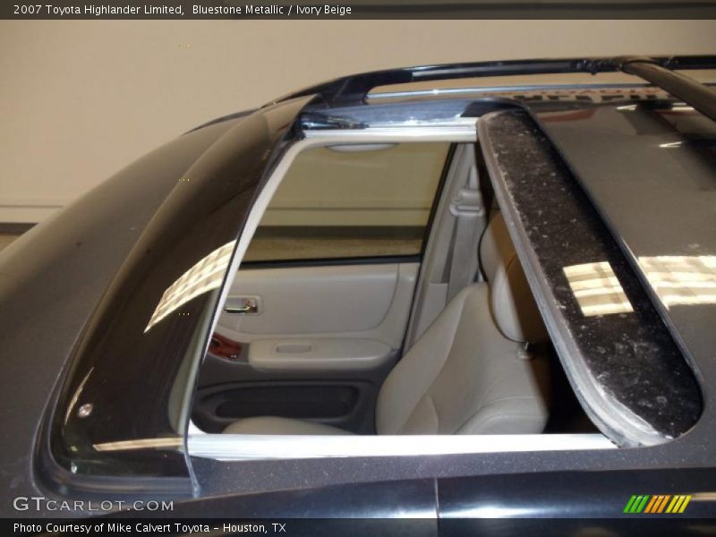 Bluestone Metallic / Ivory Beige 2007 Toyota Highlander Limited
