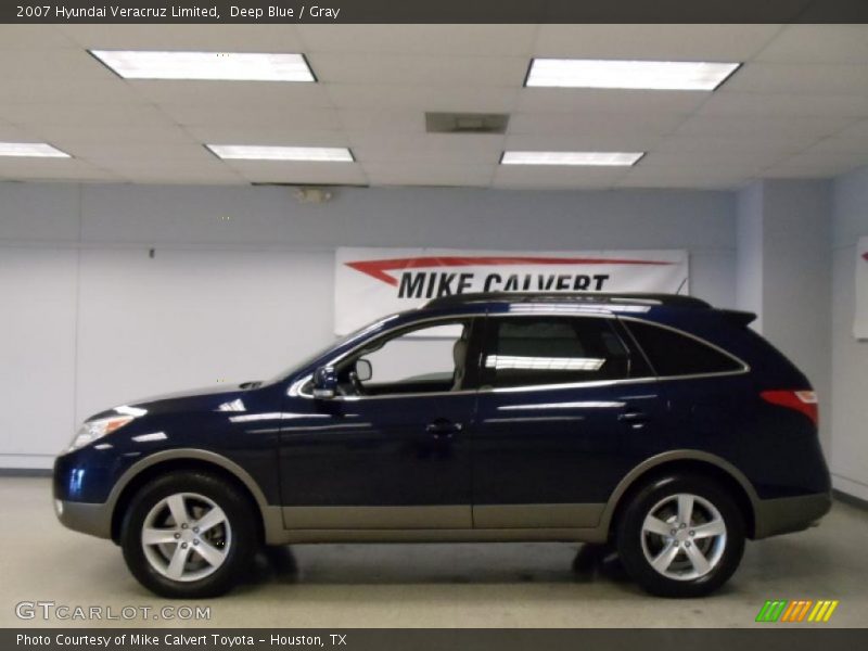 Deep Blue / Gray 2007 Hyundai Veracruz Limited