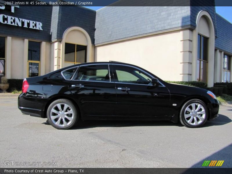 Black Obsidian / Graphite 2007 Infiniti M 45 Sedan