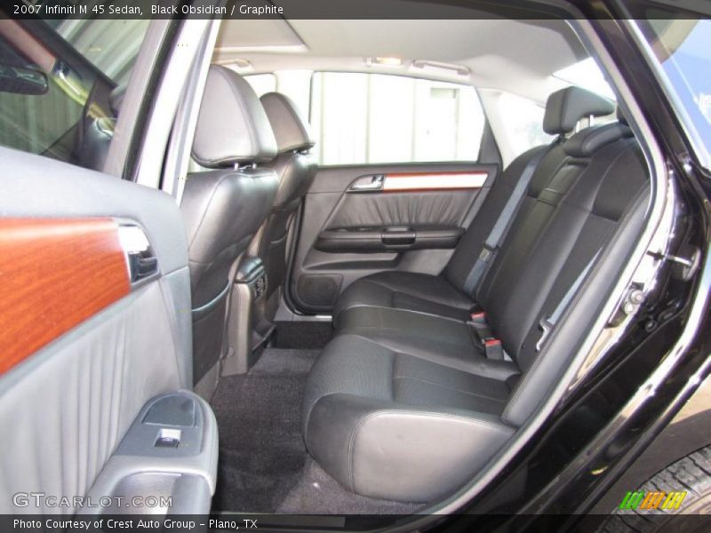 Black Obsidian / Graphite 2007 Infiniti M 45 Sedan