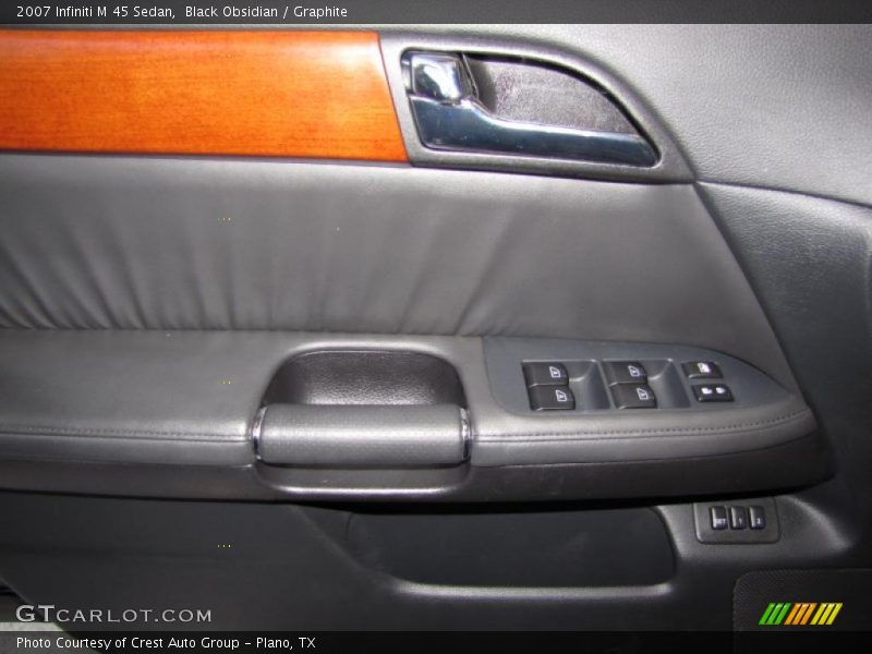 Black Obsidian / Graphite 2007 Infiniti M 45 Sedan